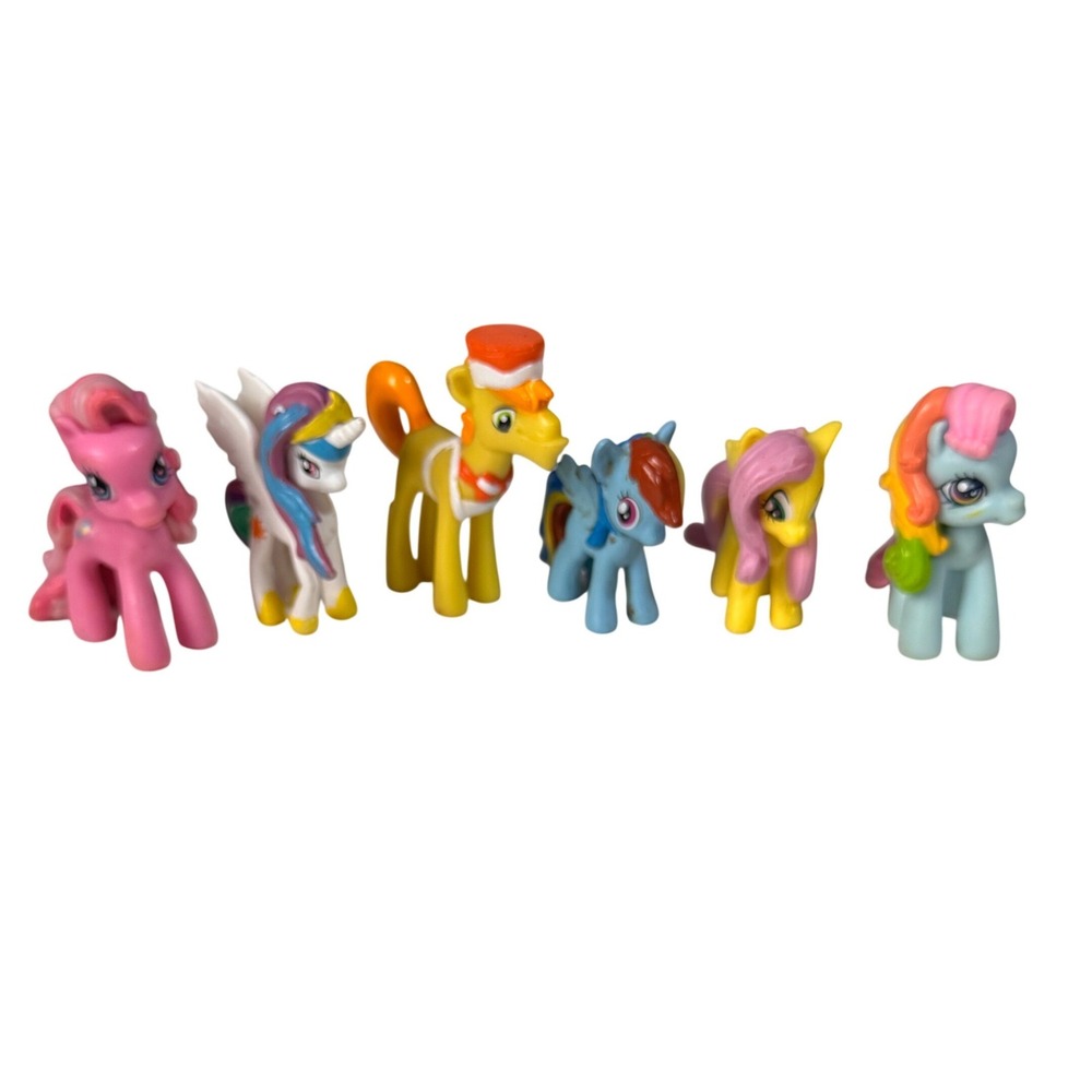 My Little Pony G4 Mini‎ Figure Lot of 6 Pinkie Pie Cadance Rainbow Dash Hasbro